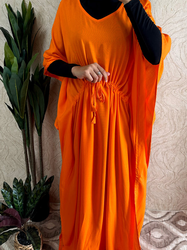 Plain Cotton Kaftan Set 3 | Free Size - Amiiraa