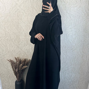 Plain Black Abaya | Shop Online - amiiraa