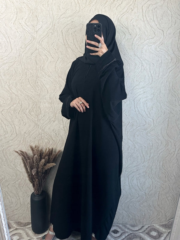 Plain Black Abaya | Shop Online - amiiraa