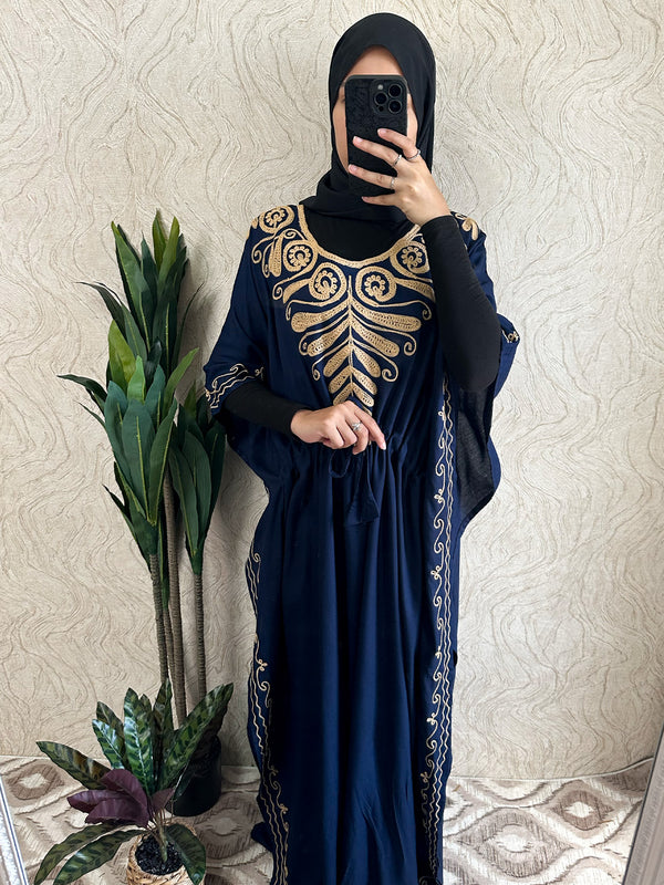 Embroidered Kaftan | Free size - Amiiraa