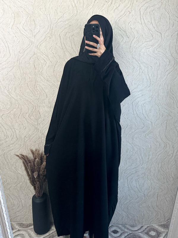 Plain Black Abaya | Shop Online - amiiraa