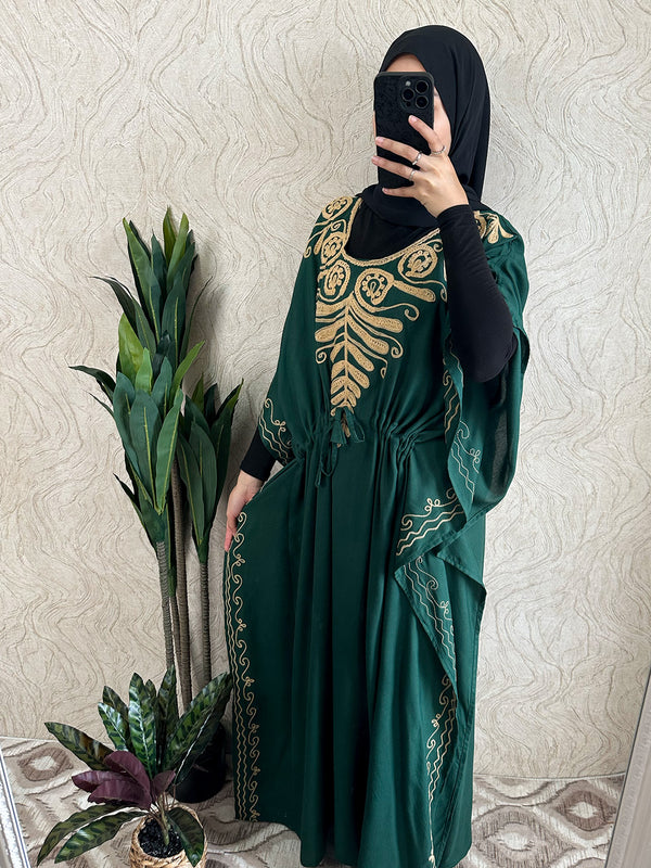 Embroidered Kaftan | Free size - Amiiraa