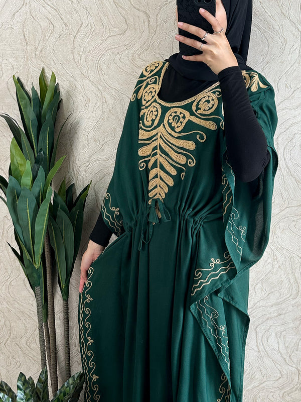 Embroidered Kaftan | Free size - Amiiraa