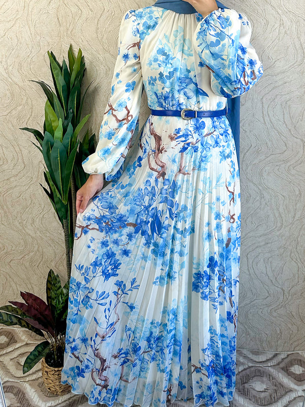 Floral Chiffon Dress - Amiiraa