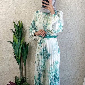 Floral Chiffon Dress - Amiiraa