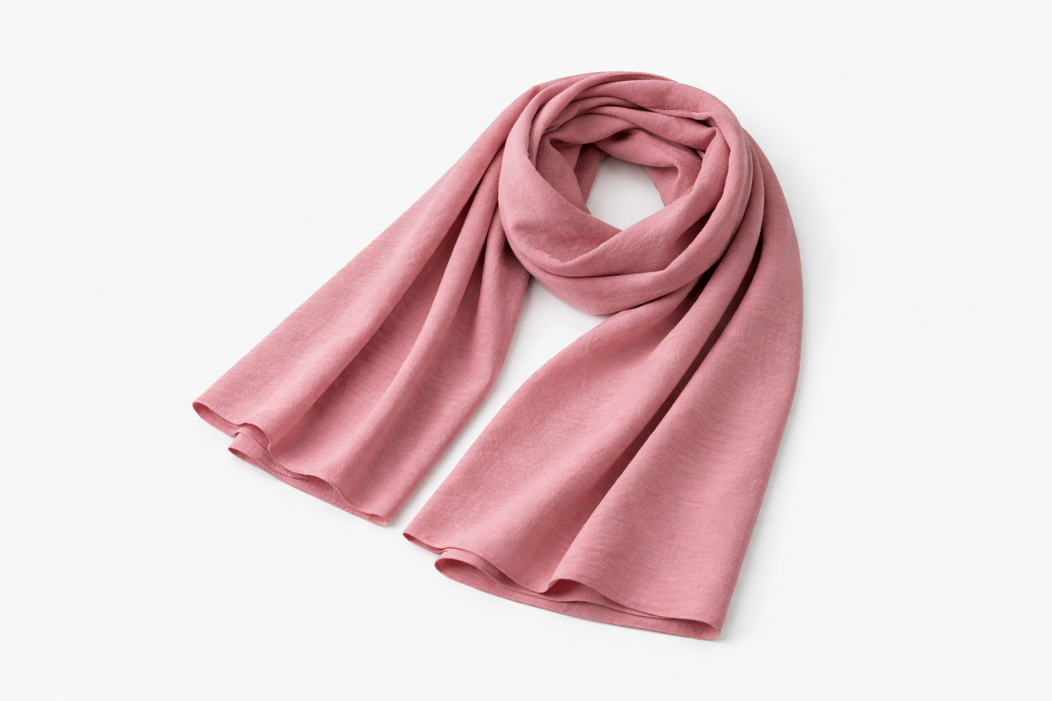 Mellow Mauve Soft airflow fabric scarf with a subtle crinkle texture, perfect for daily modest wear.
