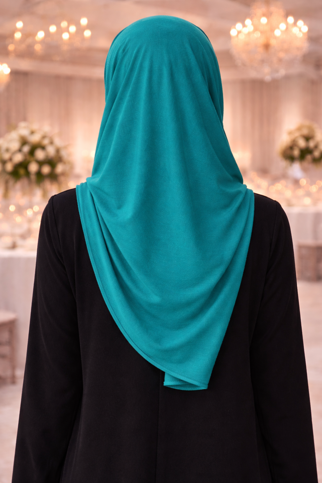 Navigate Soft, stretchy cotton jersey scarf designed for comfortable everyday modest wear