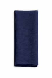Navy Blazer Soft airflow fabric scarf with a subtle crinkle texture, perfect for daily modest wear.