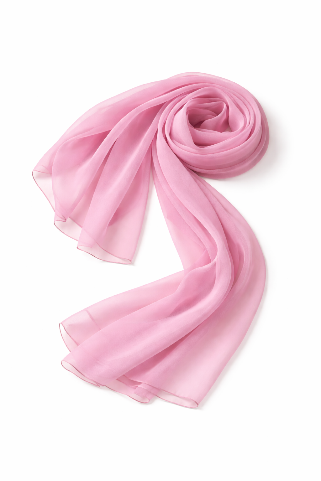 Orchid Haze Lightweight Rectangular Chiffon Scarf for Women – Sheer Wrap