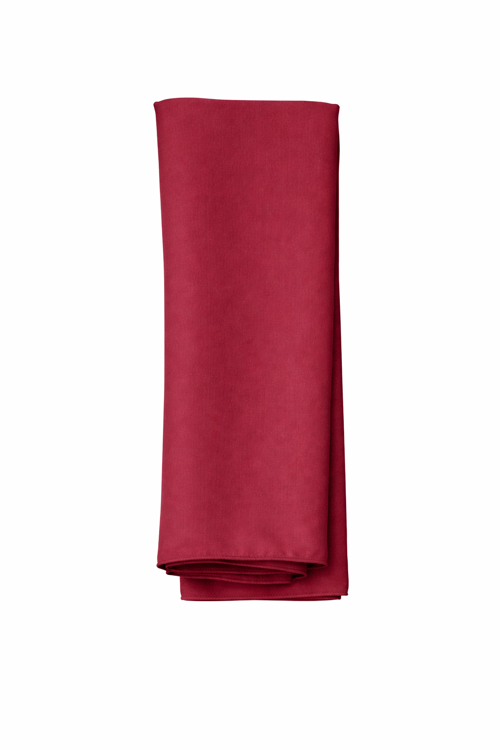 Oxblood Red Lightweight Rectangular Chiffon Scarf for Women – Sheer Wrap