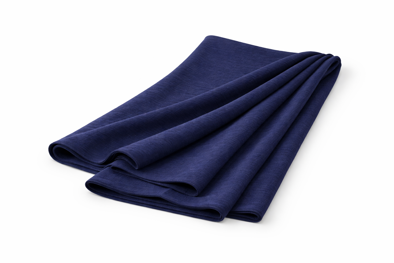 Pageant Blue Soft airflow fabric scarf with a subtle crinkle texture, perfect for daily modest wear.