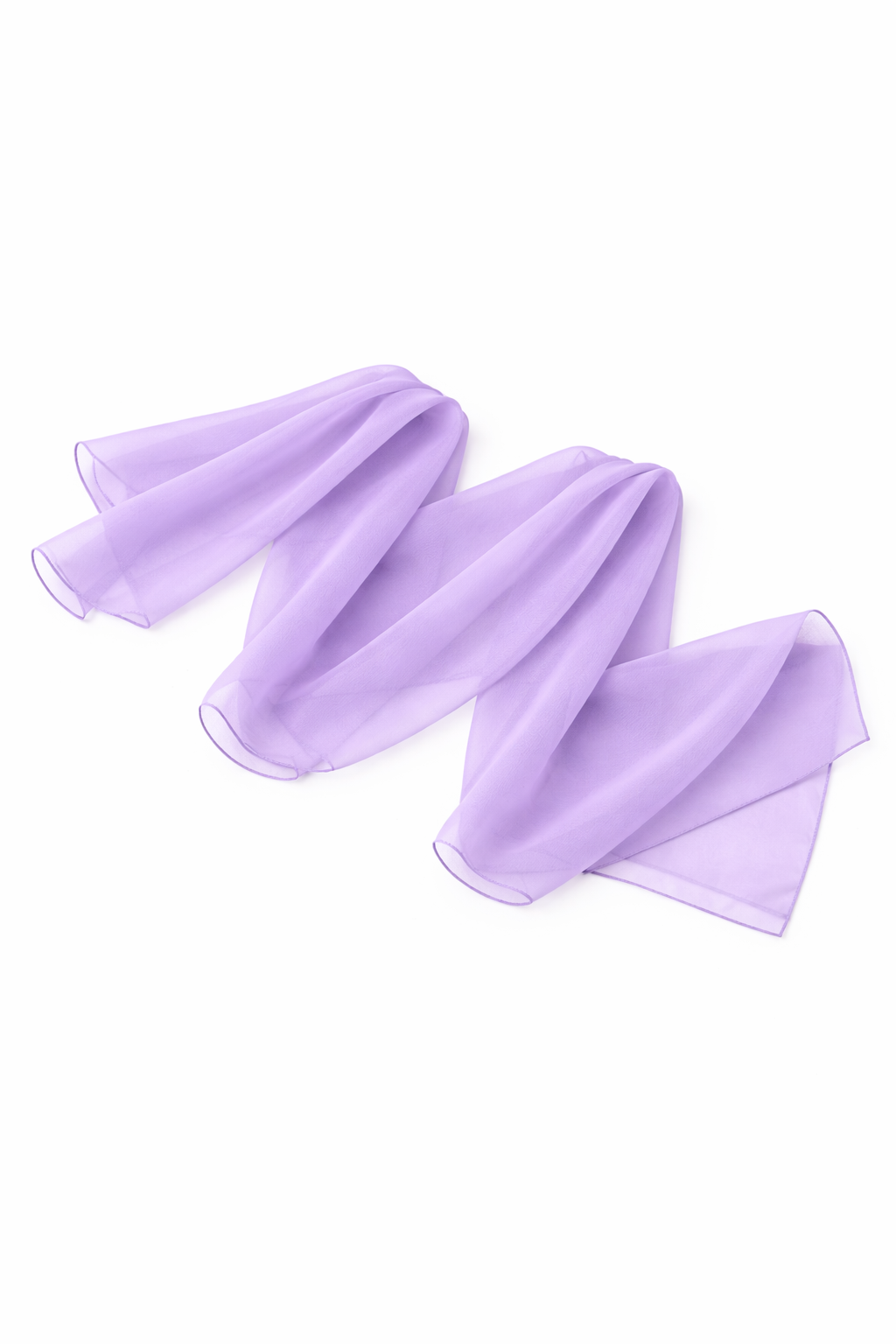 Raindrop Lightweight Rectangular Chiffon Scarf for Women – Sheer Wrap