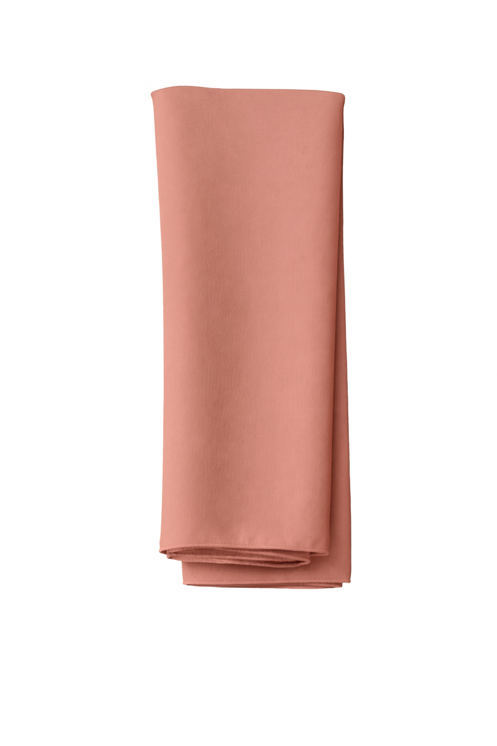 Raw Umber Lightweight Rectangular Chiffon Scarf for Women – Sheer Wrap