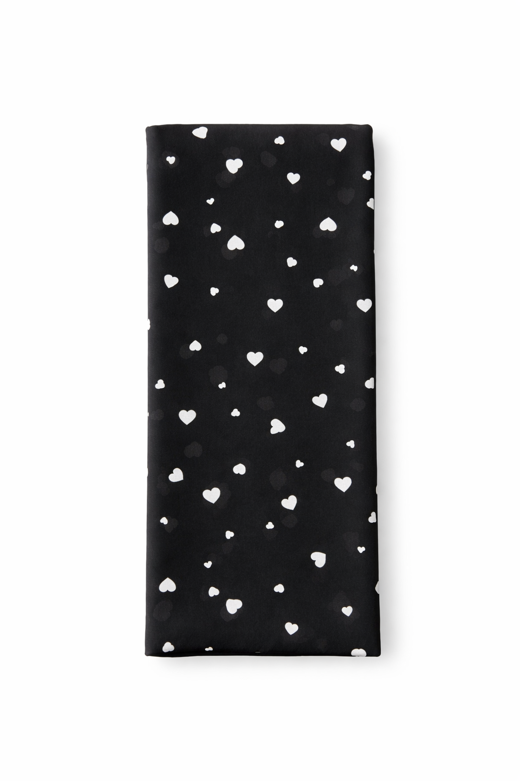 Sedona Sage with White Heart Print Chiffon Scarf for Women