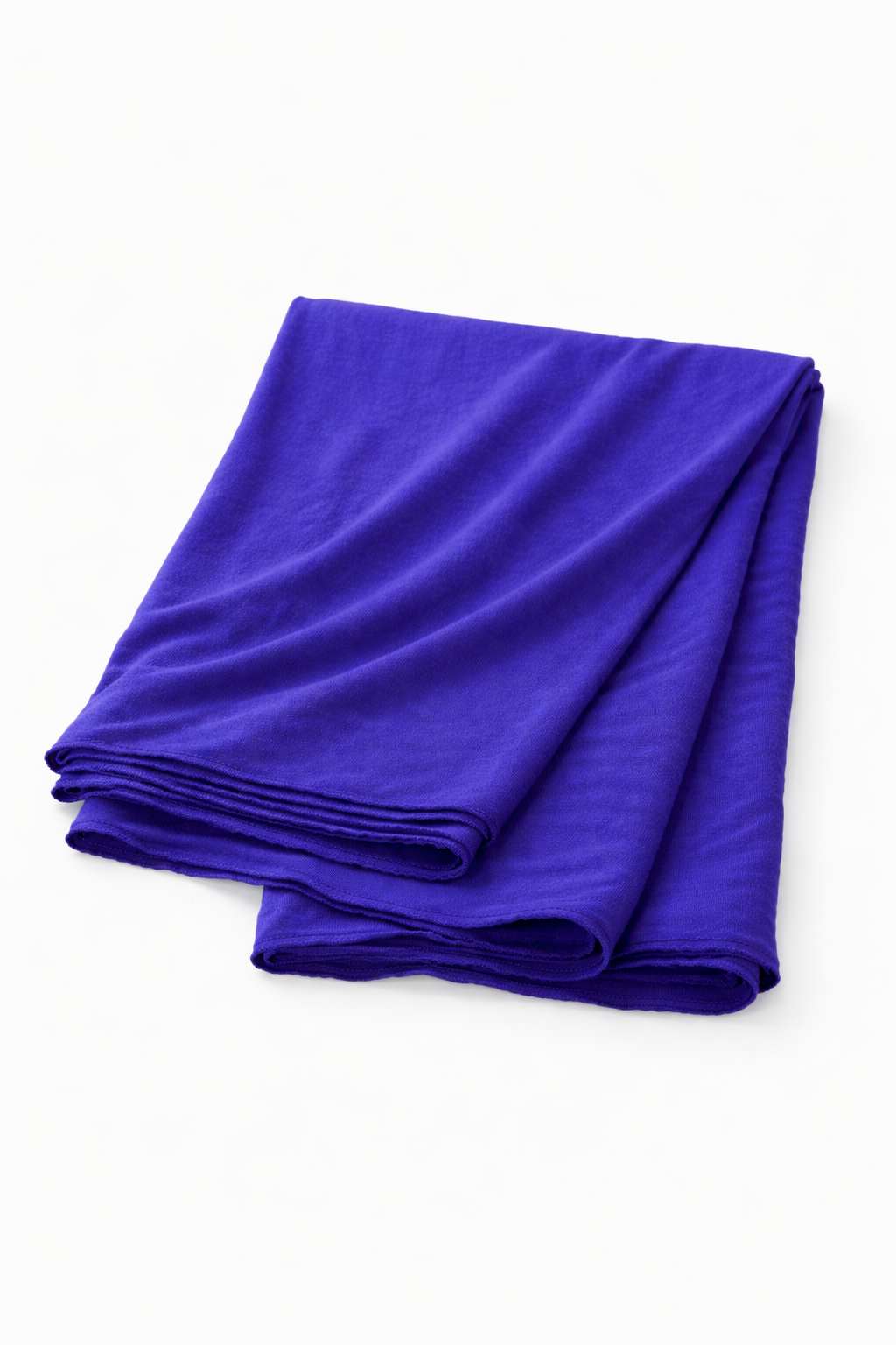 Spectrum Blue Soft, stretchy cotton jersey scarf designed for comfortable everyday modest wear