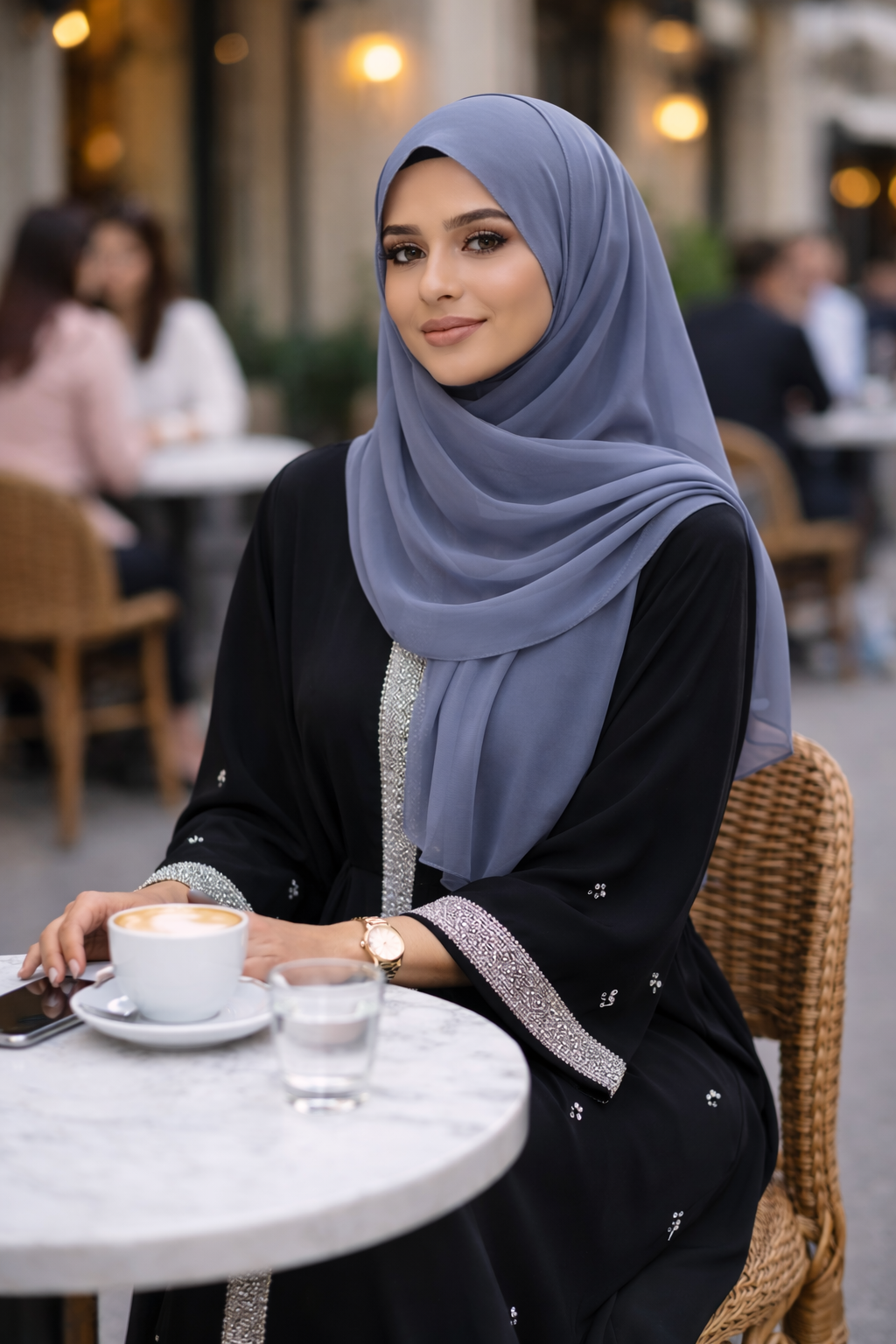 Stormy Weather Lightweight Rectangular Chiffon Scarf for Women – Sheer Wrap