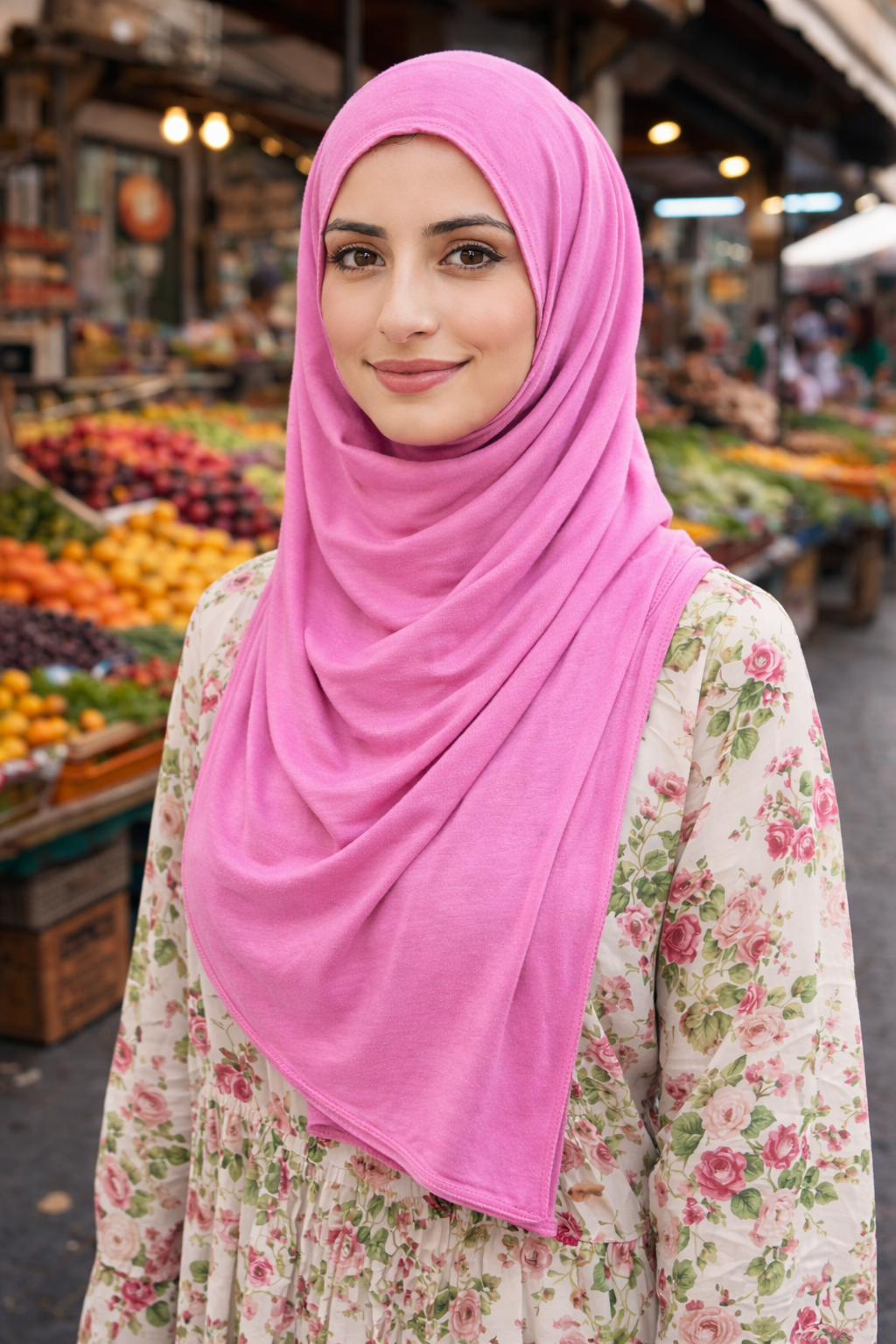 Wild Orchid Soft, stretchy cotton jersey scarf designed for comfortable everyday modest wear
