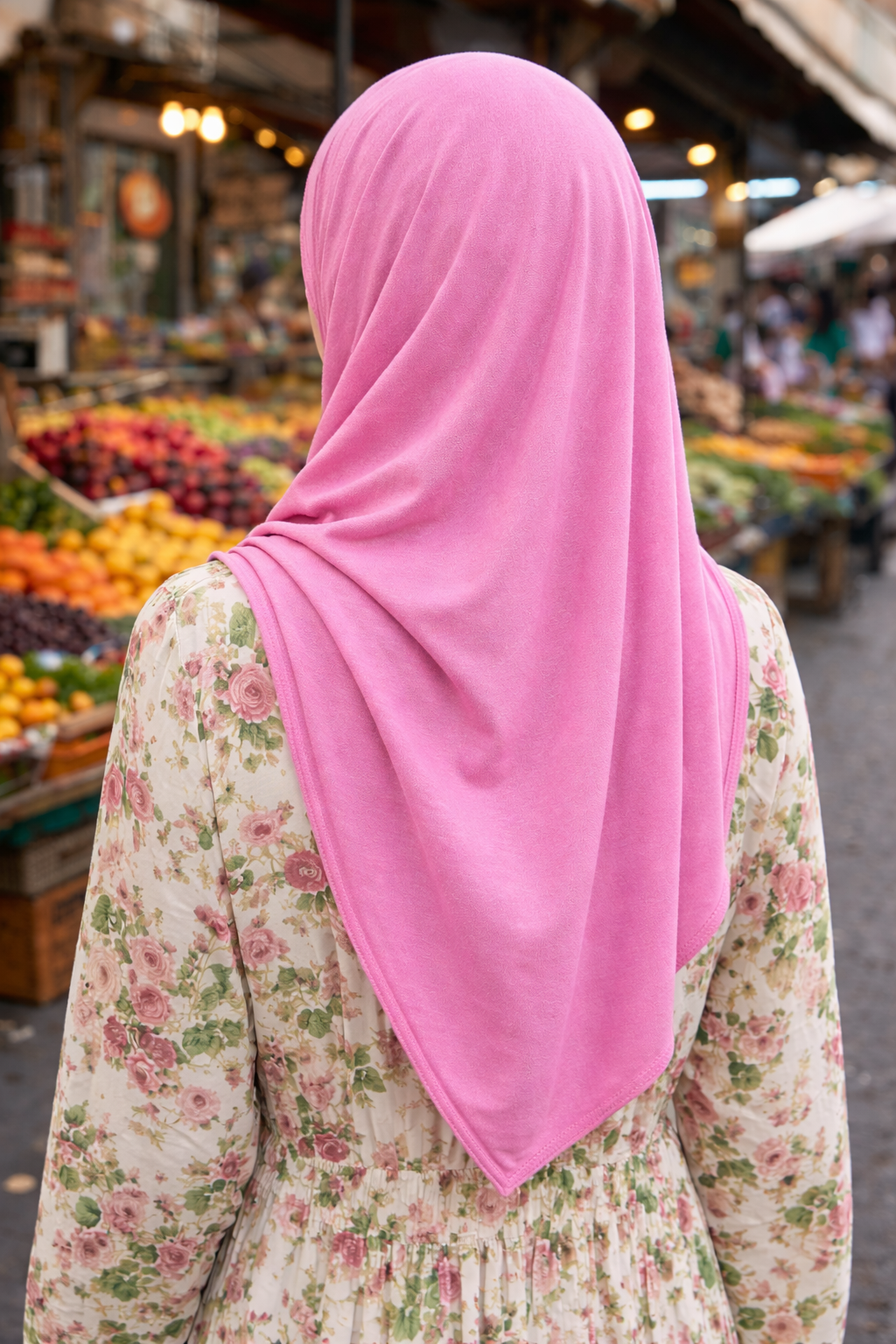 Wild Orchid Soft, stretchy cotton jersey scarf designed for comfortable everyday modest wear