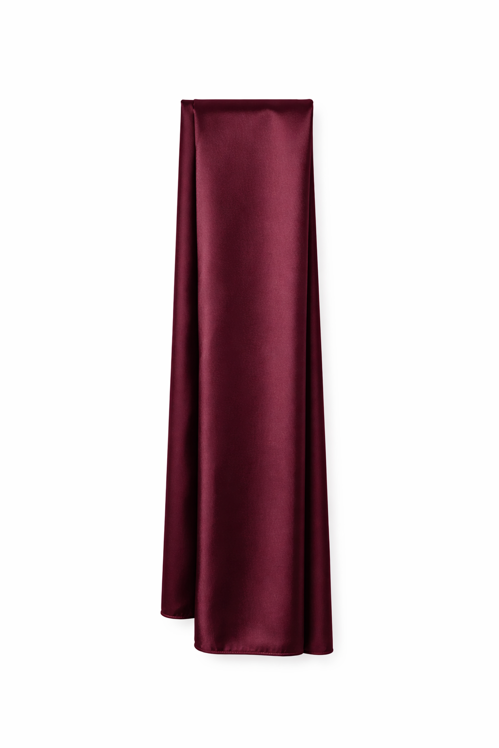 Windsor wine Soft Rectangular Satin scarf for Women