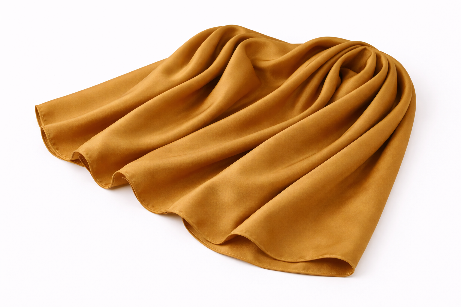 Wood Thruch Soft Rectangular Satin scarf for Women
